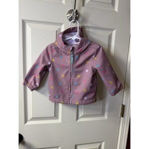 Cat & Jack Pink Polka Dot Raincoat